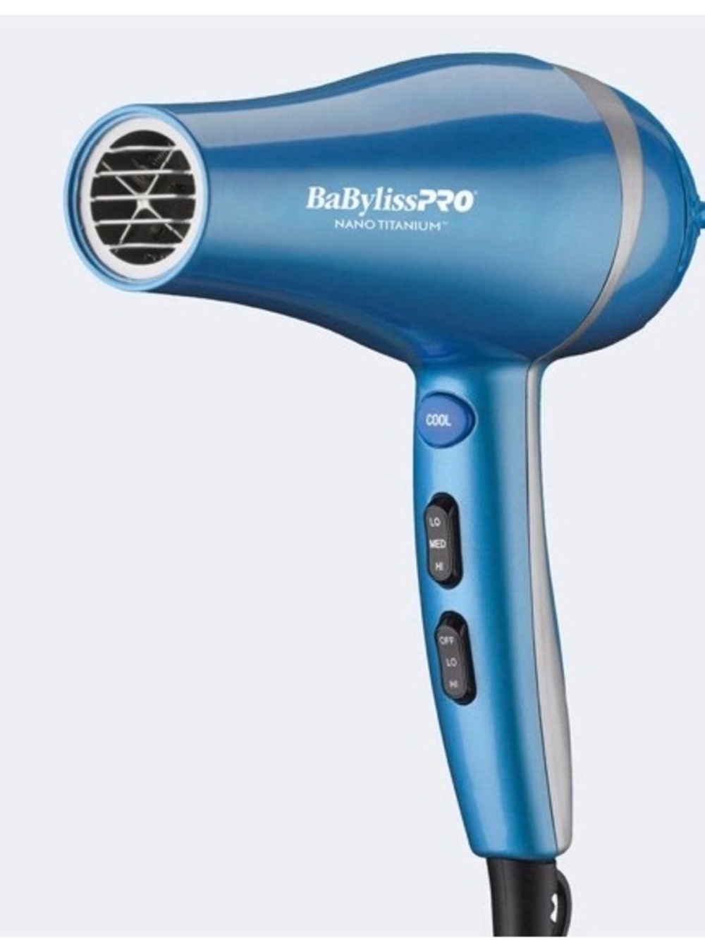 BaByliss Blue and Silver Professional Hair Dryer